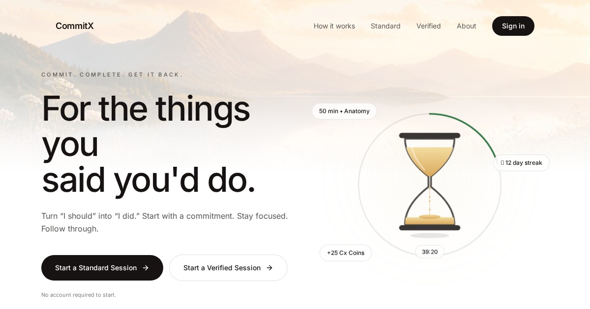 CommitX preview